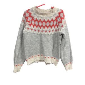 *CLOSEOUT SALE - BUNDLE ONLY* Grey Patterned Sweater - Cat & Jack - S (6/6X)